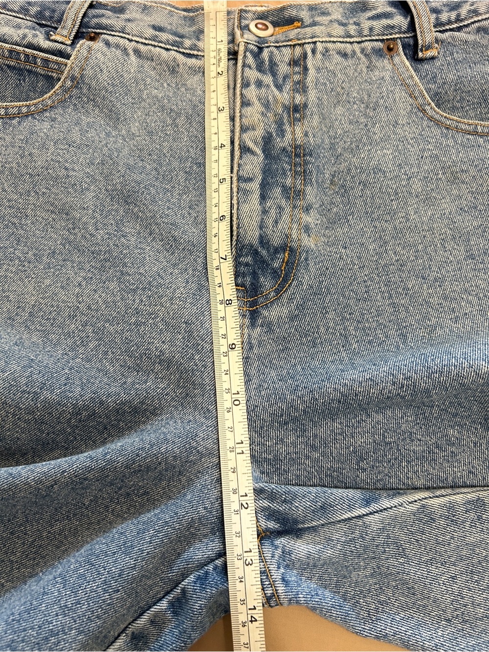 Vintage Denim Shorts Sz S/M - Picture 6 of 10